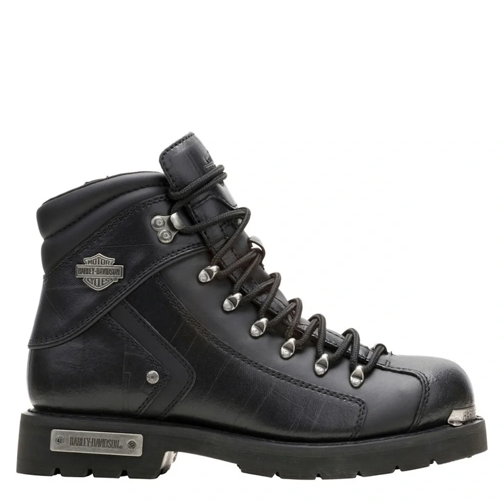 Harley Davidson Men's Electron Leather Motorcycle Casual Boots